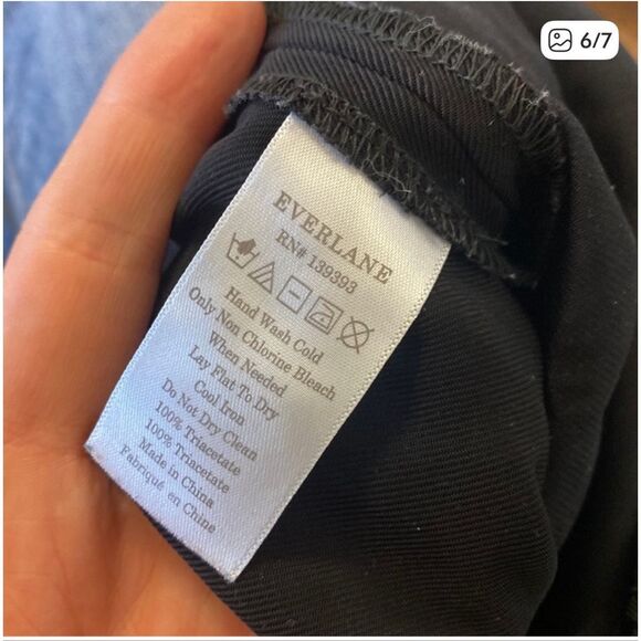 EVERLANE | black japanese goweave pants 2 - Picture 6 of 8